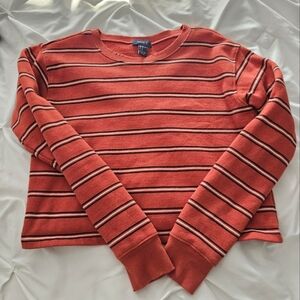 Orange Spice Crop Sweater